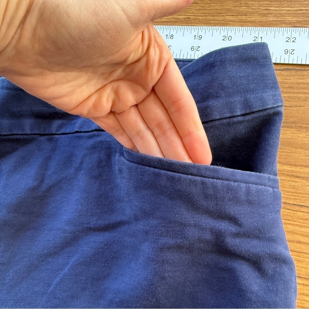 LOFT Plus Marisa Riviera Crop Pants Navy Women’s Size 20 - Picture 6 of 9